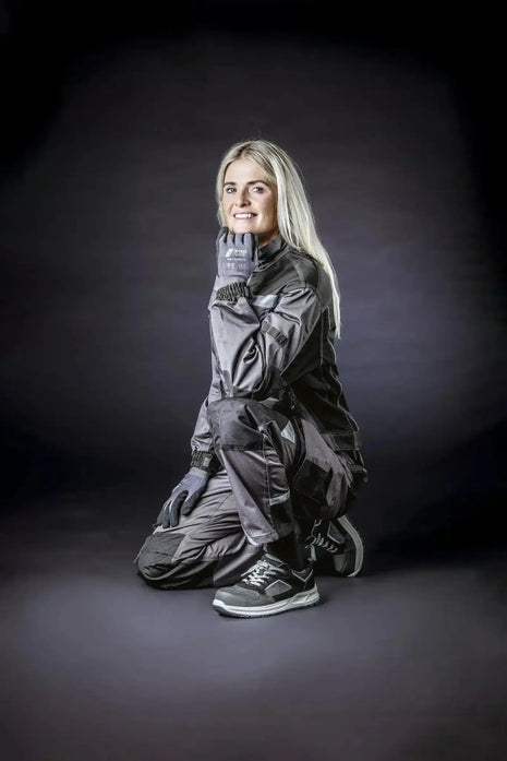 NITRAS FLEXIBLE FIT | Montagehandschuhe | grau / schwarz | 8800