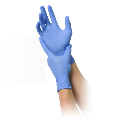 MaiMed® solution100 Nitrilhandschuhe (100 Stück) in Blue-Violet