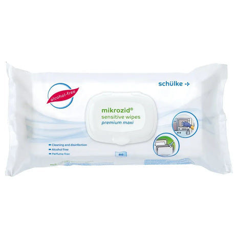 Schülke mikrozid® sensitive wipes – Flowpack, 80 Tücher (maxi)