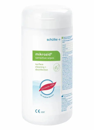mikrozid sensitive wipes alkoholfreie Desinfektionstücher zur Oberflächenreinigung im Spender