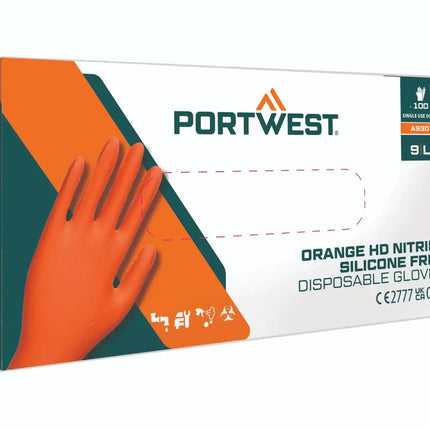 Portwest Grip Orange Nitrilhandschuhe