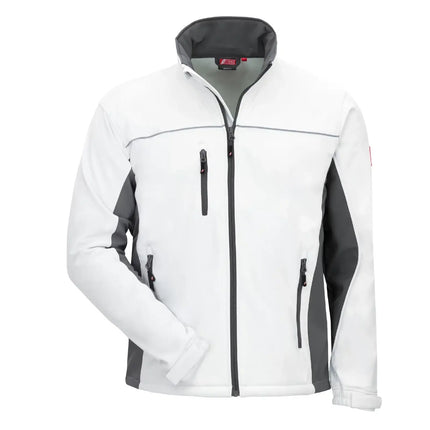 NITRAS MOTION TEX LIGHT, Softshelljacke, weiß / grau
