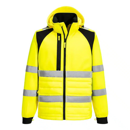 PORTWEST WX2 Eco Hi-Vis Hybrid Baffle Jacket (CD863)