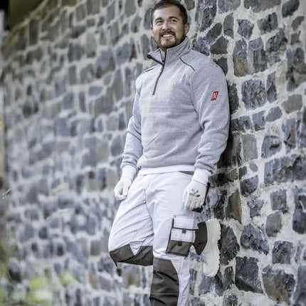 NITRAS MOTION TEX PLUS Arbeitshose 7613 in weiß / grau