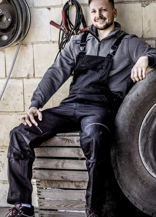 NITRAS MOTION TEX LIGHT Latzhose in Schwarz (Farbcode: 1000)