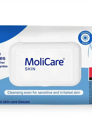MoliCare Skin Feuchtpflegetücher, pH-hautneutral, dermatologisch getestet, 50 Stück