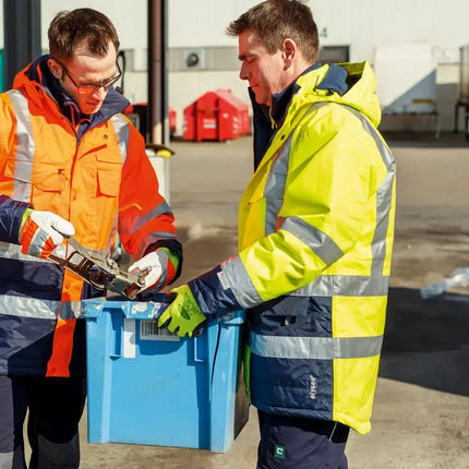 ELYSEE JANNIS Warnschutz-Parka gelb/marine