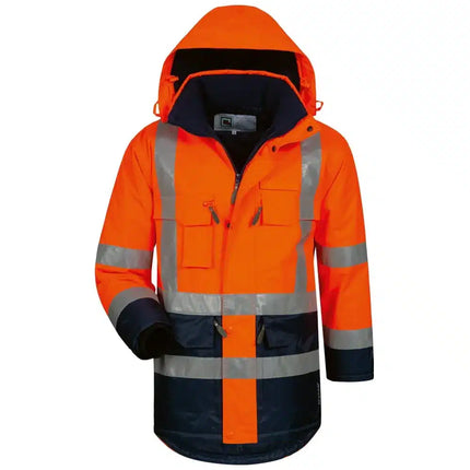 ELYSEE LUIS Warnschutz-Parka Orange/Marine