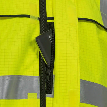 ELYSEE TOIVO Multinorm Warnschutz-Parka Gelb/Marine