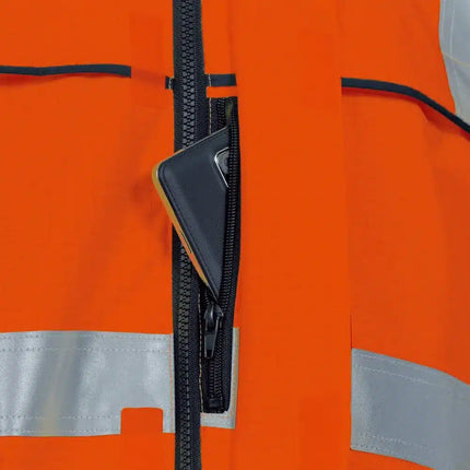 ELYSEE AARO Multinorm Warnschutz-Parka Orange/Marine – maximale Sicherheit, Sichtbarkeit und Komfort