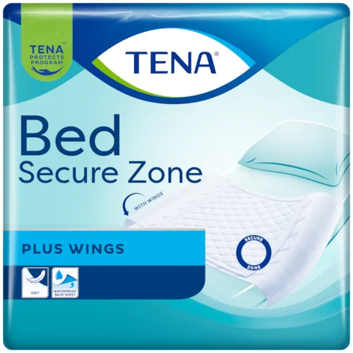 TENA Bed Secure Zone Plus Wings | Inkontinenz-Schutzunterlagen