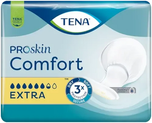 TENA ProSkin Comfort Extra Inkontinenzvorlage, weiche Hygieneauflage für Erwachsene
