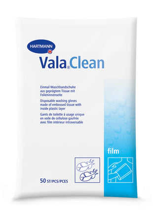 Vala Clean film Waschhandschuhe 50 Stück
