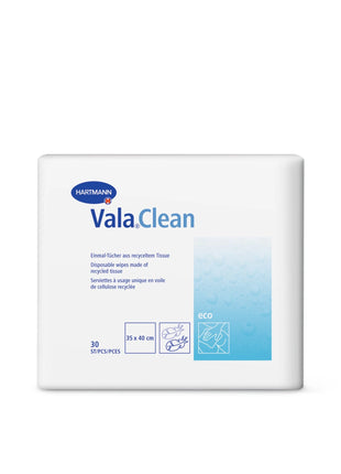 Vala® Clean eco Einmal-Tücher aus recyceltem Tissue 30 Stück