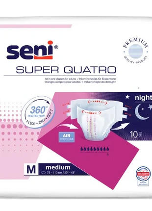 Seni Super Quatro Inkontinenzslips Unisex