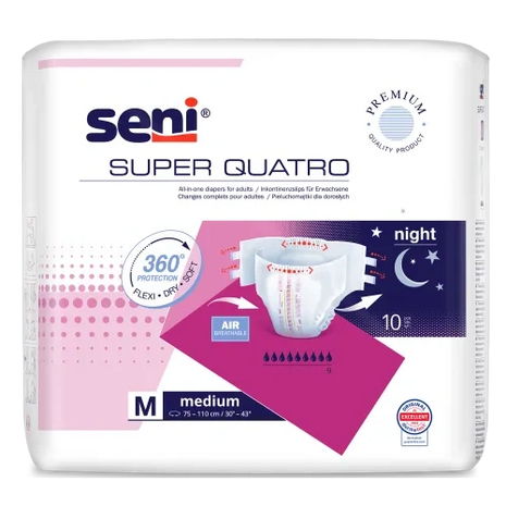 Seni Super Quatro Inkontinenzslips Unisex