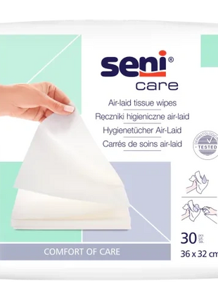 Seni Care Hygienetücher Air-Laid – Weich, reißfest & hoch absorbierend