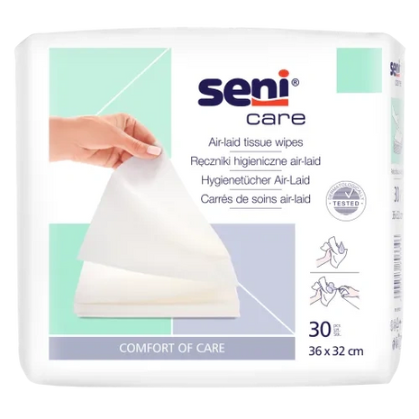 Seni Care Hygienetücher Air-Laid – Weich, reißfest & hoch absorbierend