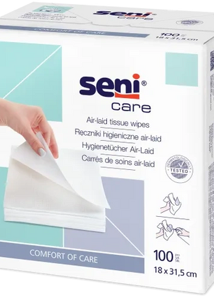 Seni Care Hygienetücher Air-Laid – Weich, reißfest & hoch absorbierend