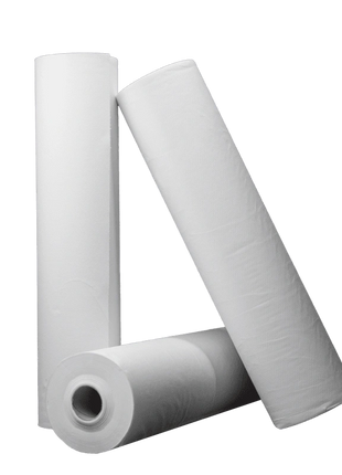 Ärztekrepp Liegenabdeckrolle 2-lagig 50 cm x 50 m weiß 9 Rollen