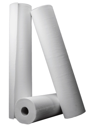 Ärztekrepp Liegenabdeckrolle 2-lagig 59 cm x 50 m weiß 9 Rollen