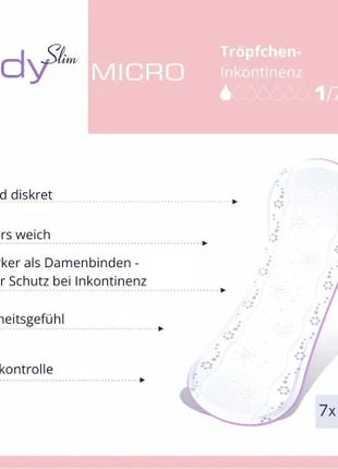 Seni Lady Slim Micro Inkontinenzeinlagen für Frauen