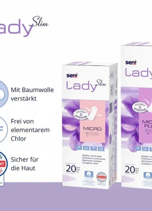 Seni Lady Slim Micro Plus Inkontinenzeinlagen Frauen