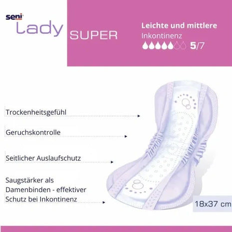 Seni Lady Super Inkontinenzeinlagen für Frauen