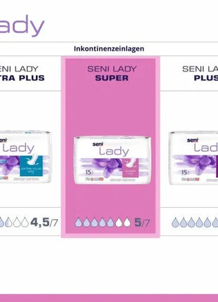 Seni Lady Super Inkontinenzeinlagen für Frauen