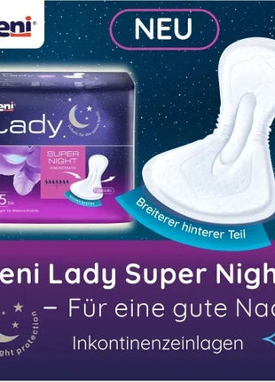 Seni Lady Super Night Inkontinenzeinlagen für Frauen