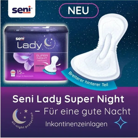 Seni Lady Super Night Inkontinenzeinlagen für Frauen