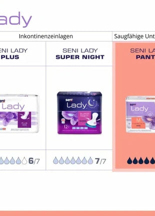 Seni Lady Pants Saugfähige Unterwäsche für Frauen