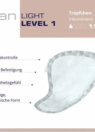 Seni Man Light Level 1 Inkontinenzeinlagen für Männer