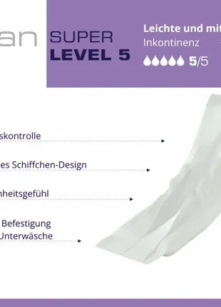 Seni Man Super Level 5 Inkontinenzeinlagen für Männer