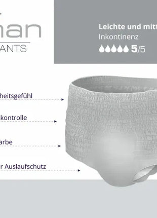Seni Man Pants Saugfähige Unterwäsche für Männer
