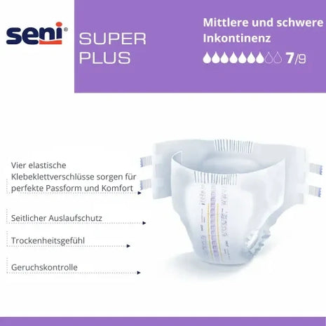 Seni Super Plus Inkontinenzslips Unisex