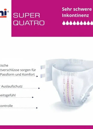 Seni Super Quatro Inkontinenzslips Unisex