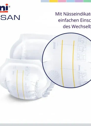 Inkontinenzhose mit Nässeindikator für einfache Wechselbedarfs-Einschätzung, ideal für Homecare und Pflege