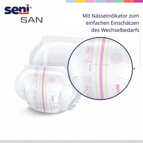 Inkontinenzhose mit Nässeindikator für einfache Wechselbedarfs-Einschätzung, ideal für Homecare & Pflege