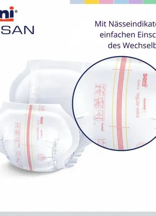 Seni San Regular Extra Inkontinenzvorlagen anatomisch Unisex
