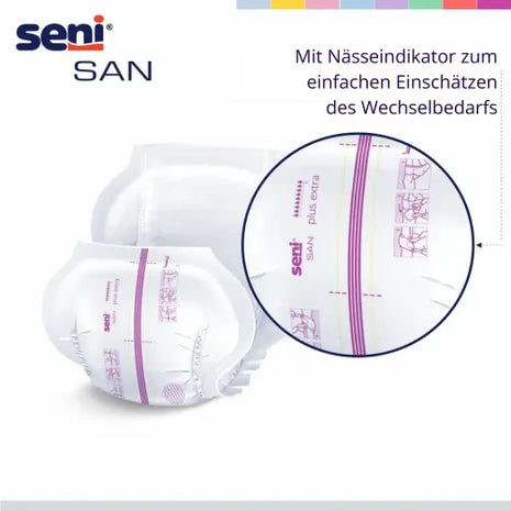 Seni San Plus Extra Inkontinenzvorlagen anatomisch Unisex