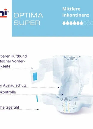 Seni Optima Super Inkontinenzvorlagen mit Hüftbund Unisex