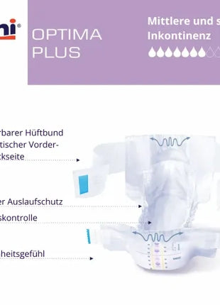 Seni Optima Plus Inkontinenzvorlagen mit Hüftbund Unisex