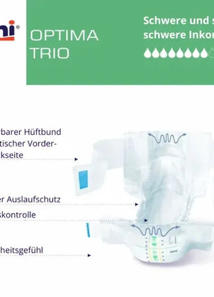 Seni Optima Trio Inkontinenzvorlagen mit Hüftbund Unisex