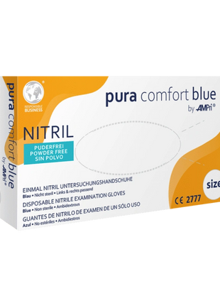 Puracomfort blue AMPri Nitrilhandschuhe blau puderfrei 100 Stück