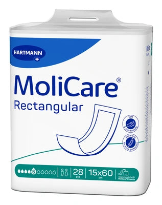 MoliCare® Rectangular 5 Tropfen Einweg-Inkontinenzvorlage extra lang Unisex
