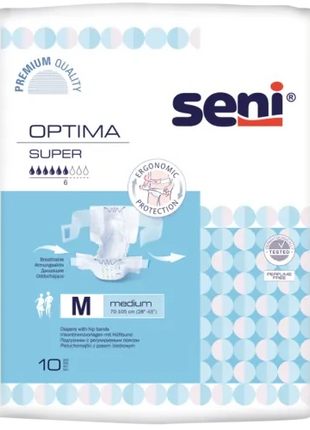 Seni Optima Super Inkontinenzvorlagen mit Hüftbund Unisex