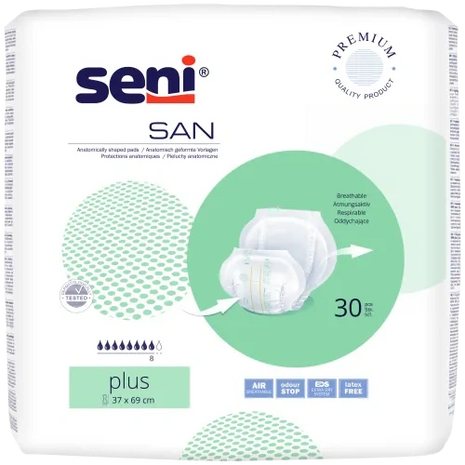 Seni San Plus Inkontinenzvorlagen anatomisch Unisex