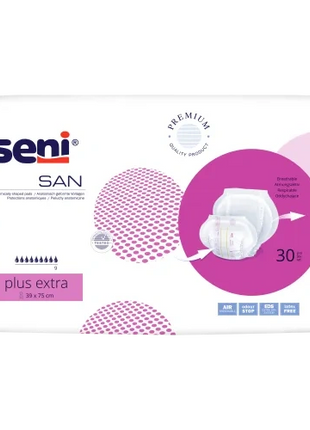 Seni San Plus Extra Inkontinenzvorlagen anatomisch Unisex