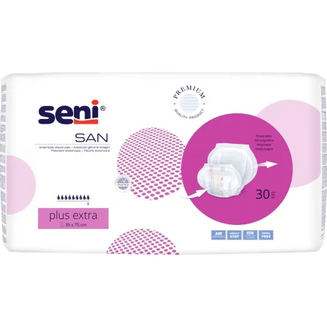 Seni San Plus Extra Inkontinenzvorlagen anatomisch Unisex
